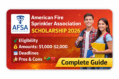 American Fire Sprinkler Association Scholarship 2026 offering $1,000 to $2,000 for US high school and college students