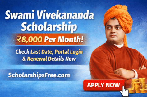 Swami Vivekananda Scholarship: ₹8,000 Per Month! Check Last Date, Portal Login & Renewal Details Now