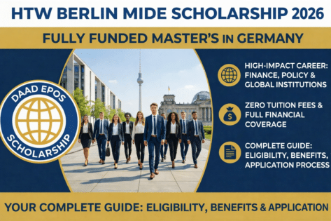 HTW Berlin MIDE Scholarship 2026: Fully Funded Master’s via DAAD EPOS (Complete Guide)