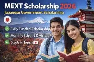 MEXT Scholarship 2026: Complete Guide to Japan’s Fully Funded Government Scholarship MEXT Scholarship 2026 Japanese Government fully funded scholarship to study in Japan for undergraduate and research students