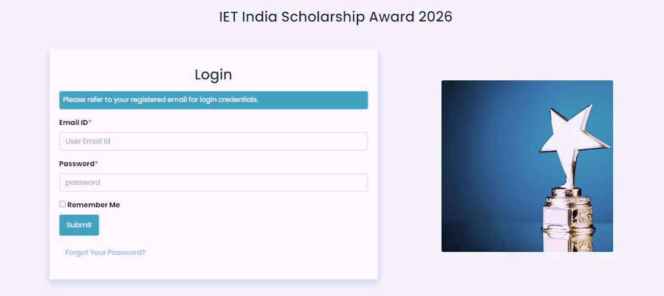 IET India Scholarship Award 2026: Your Complete Guide for Student Apply for IET India Scholarship Award