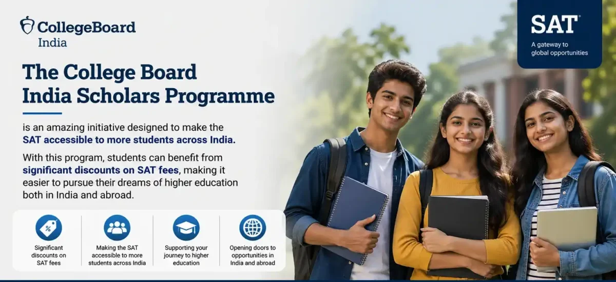 College Board India Scholars Programme: Unlock Up to 90% Discounts on the SAT College Board India Scholars Programme