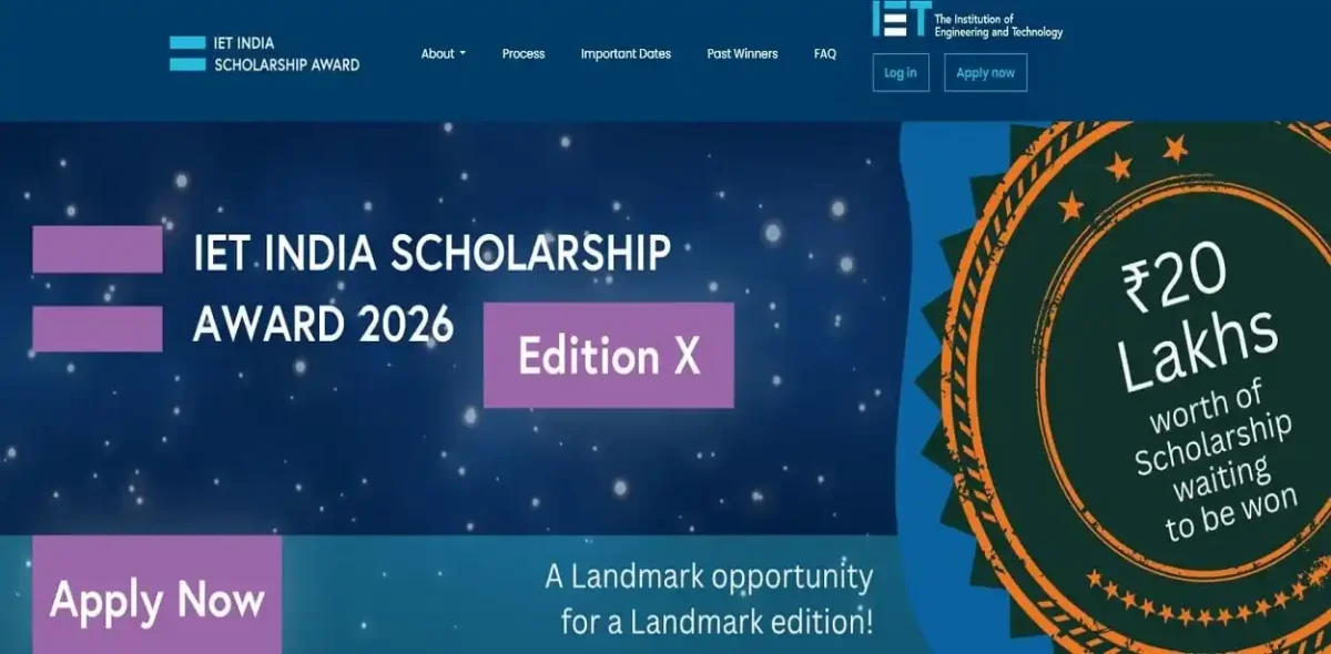 IET India Scholarship Award 2026: Your Complete Guide for Student IET India Scholarship Award 2026