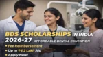 BDS Scholarships 2026-27: Fees, Eligibility & How to Apply BDS Scholarships 2026-27: Indian dental students in a clinic highlighting BDS scholarships in India 2026–27 for fee reimbursement and financial aid.