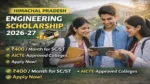 NSP Technical Education Scholarship HP: ₹400/Month for SC/ST, Eligibility & Apply Himachal Pradesh engineering students checking Technical Education Scholarship 2026–27 details for NSP application and monthly financial support.